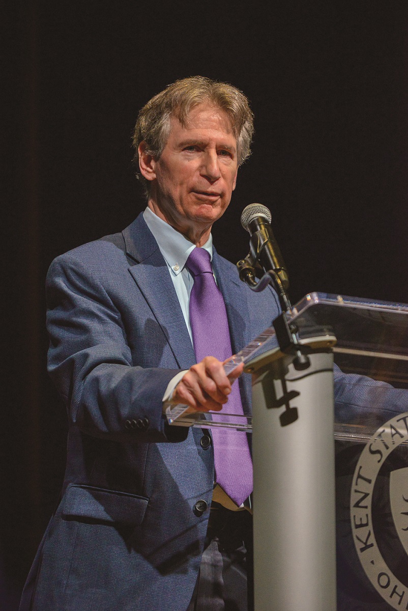 Thomas Grace, Ph.D., one of the nine ɫapp students wounded in the May 4, 1970, shootings by the Ohio National Guard, will serve as speaker for the university’s Advanced Degree Commencement ceremony on May 8.