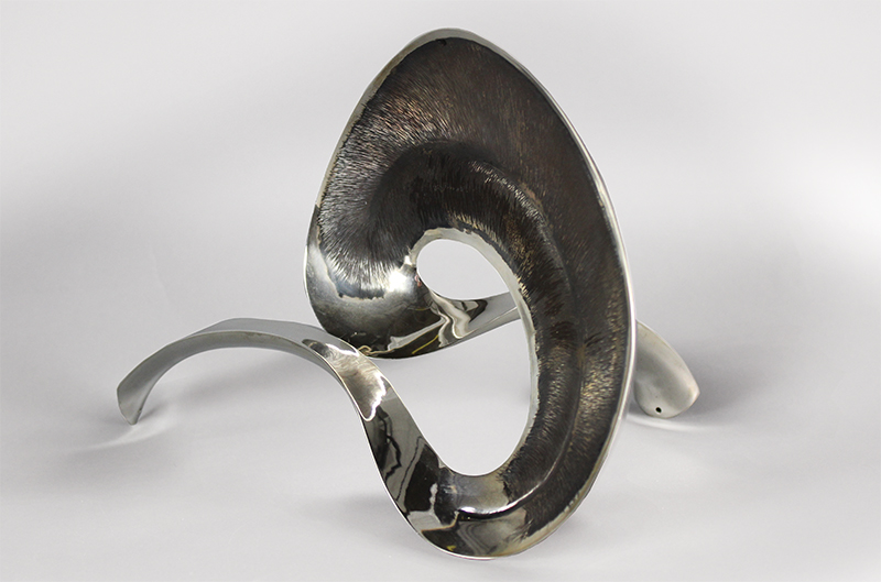 Bi-Shell with Feather Heikki Seppa Sterling Silver 1978 Bi-Shell with Feather Heikki Seppa Sterling Silver 1978