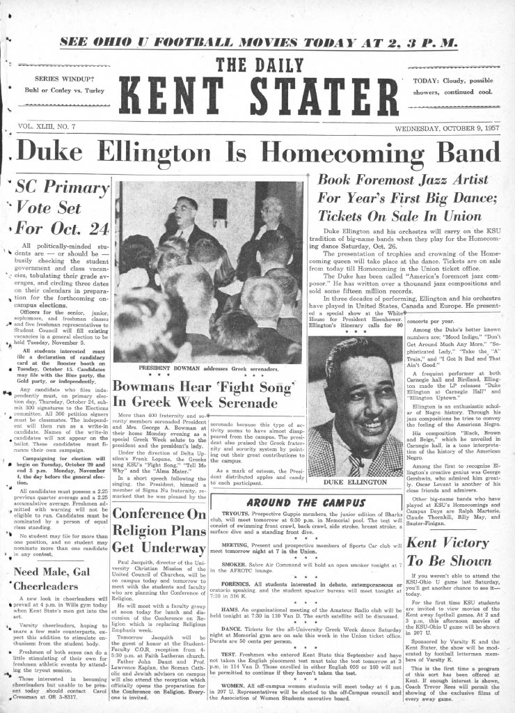 Duke Ellington Kent Stater