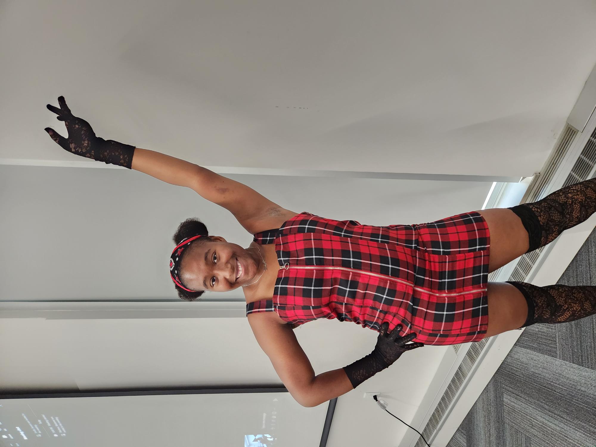 Students from the Second Annual Read-In dress as characters from banned books