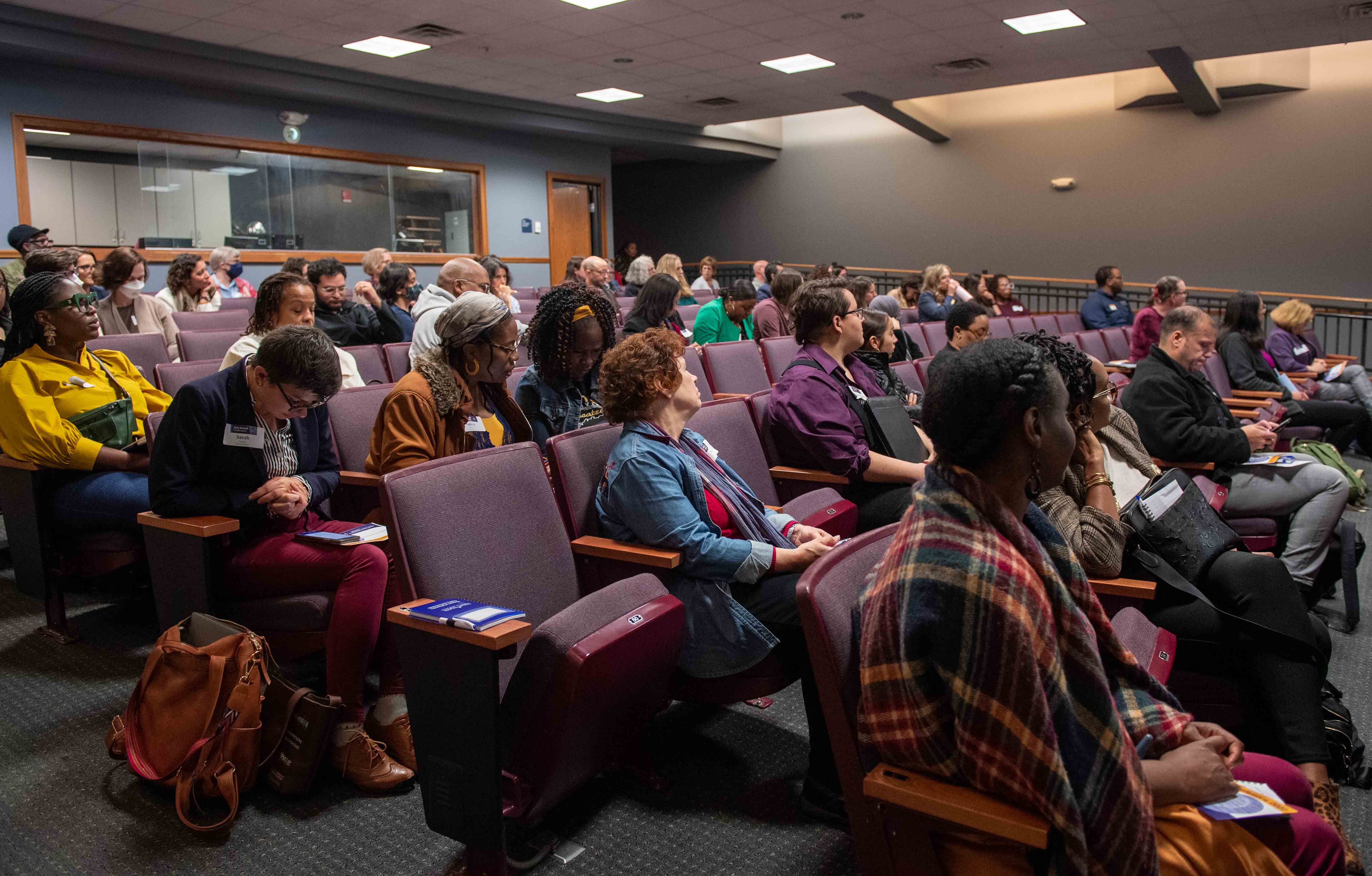 A diverse group of students, faculty and staff attended day one of ֱ State's inaugural Anti-Racism Conference.