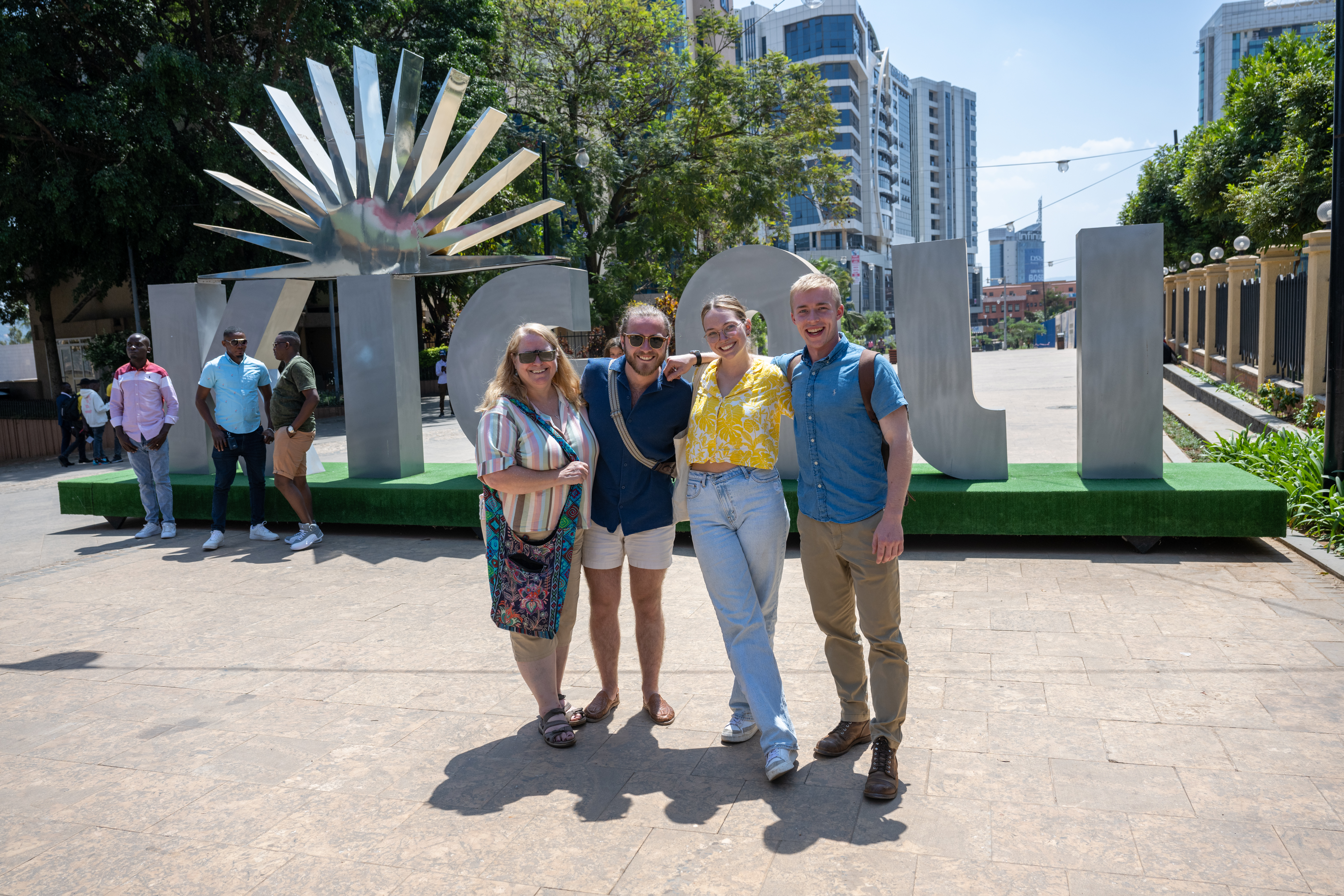 Dana Oleskiewicz, far left, and other students at Kent State's Kigali Summer Institute in Rwanda. Dana Oleskiewicz, far left, and other students at Kent State's Kigali Summer Institute in Rwanda.