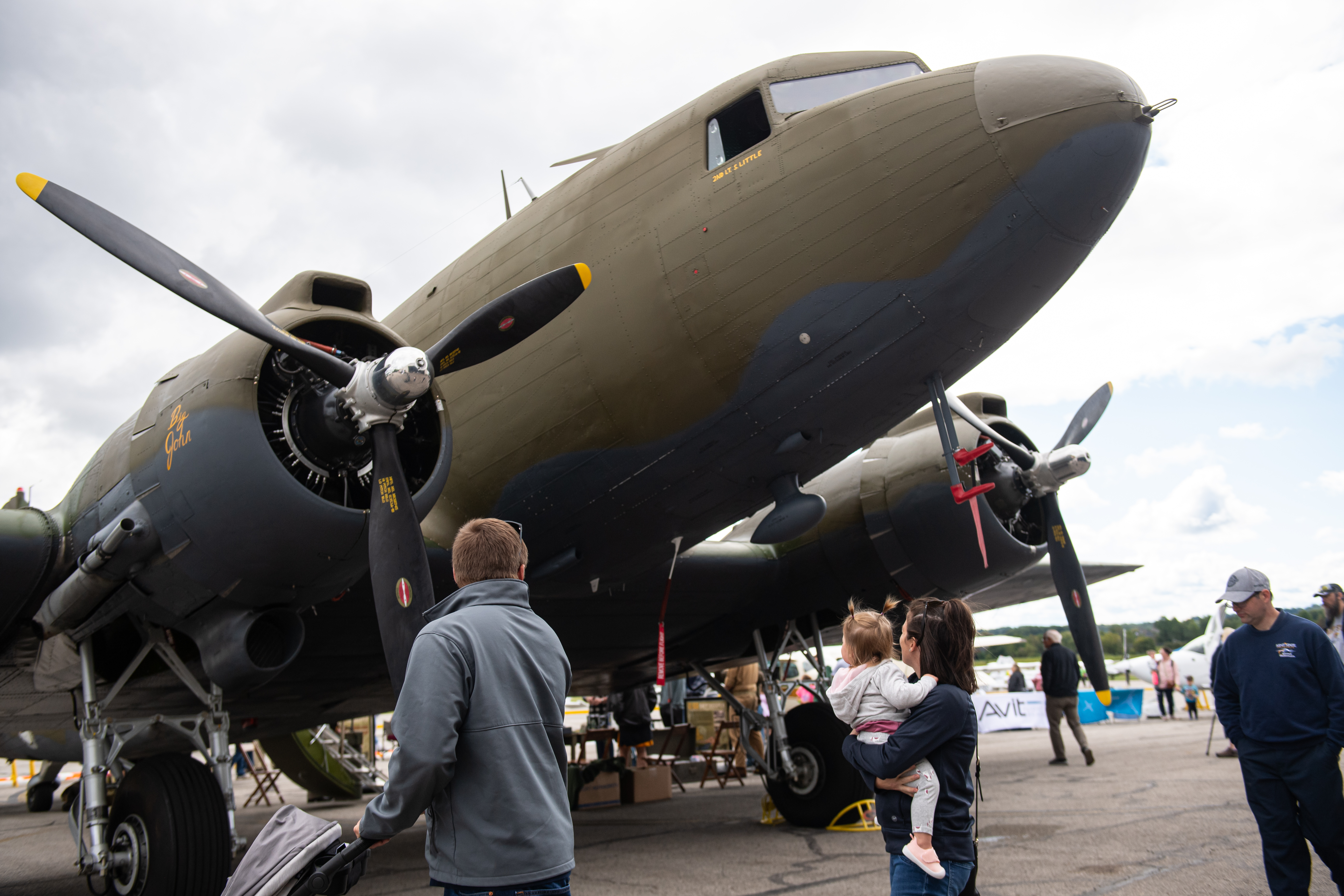 Vintage aircraft on display at ֱ State University Airport
