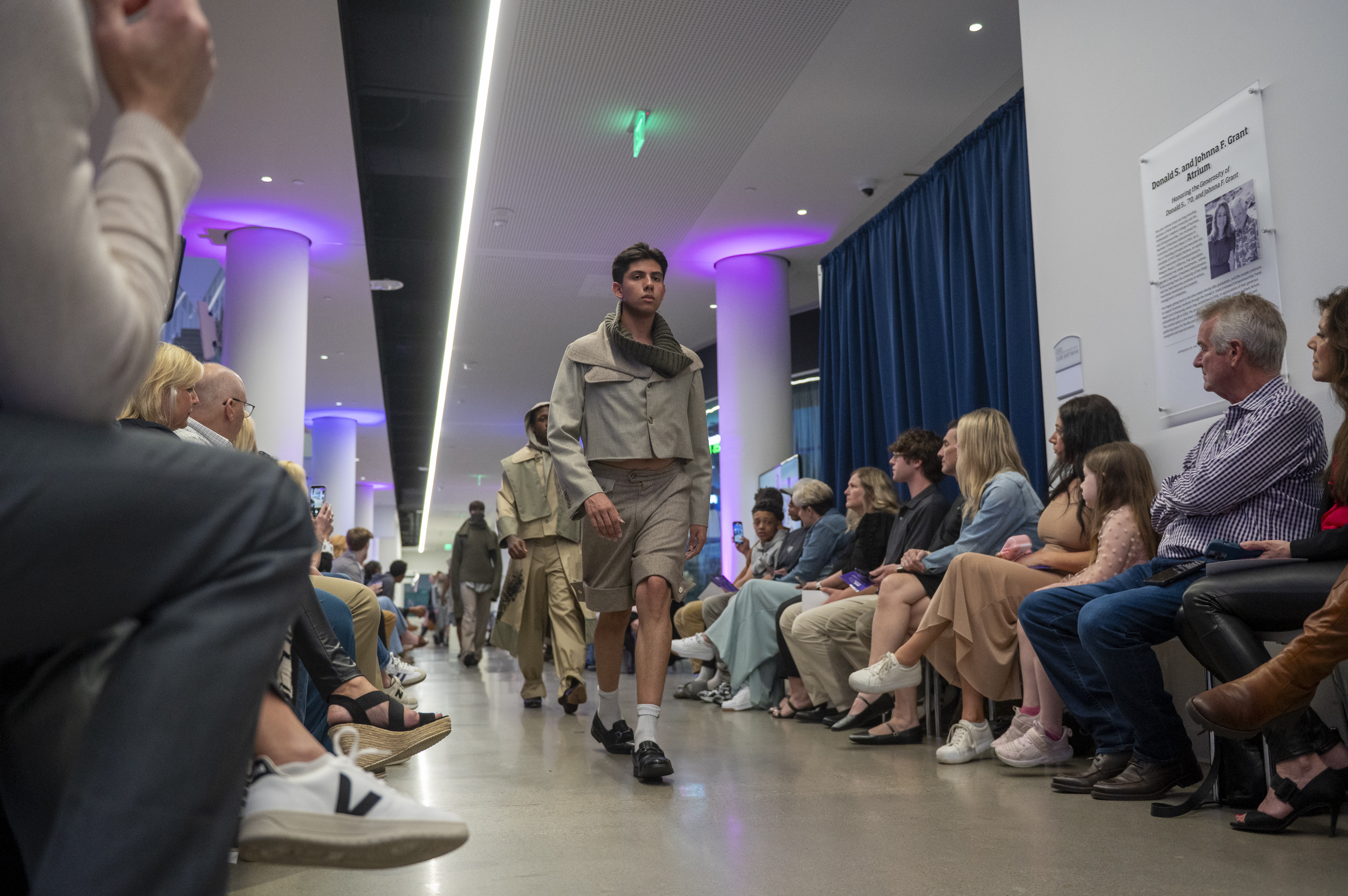 Caroline Hill's Work presented during the Annual fashion show