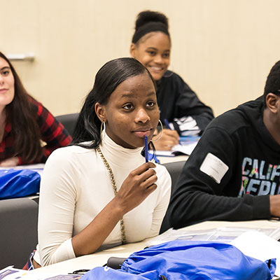 Photo of student in classroom