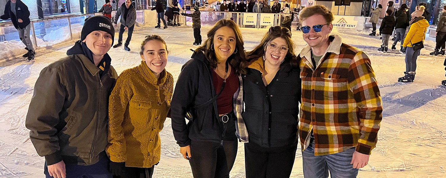 Image of Alumni at Skate Night