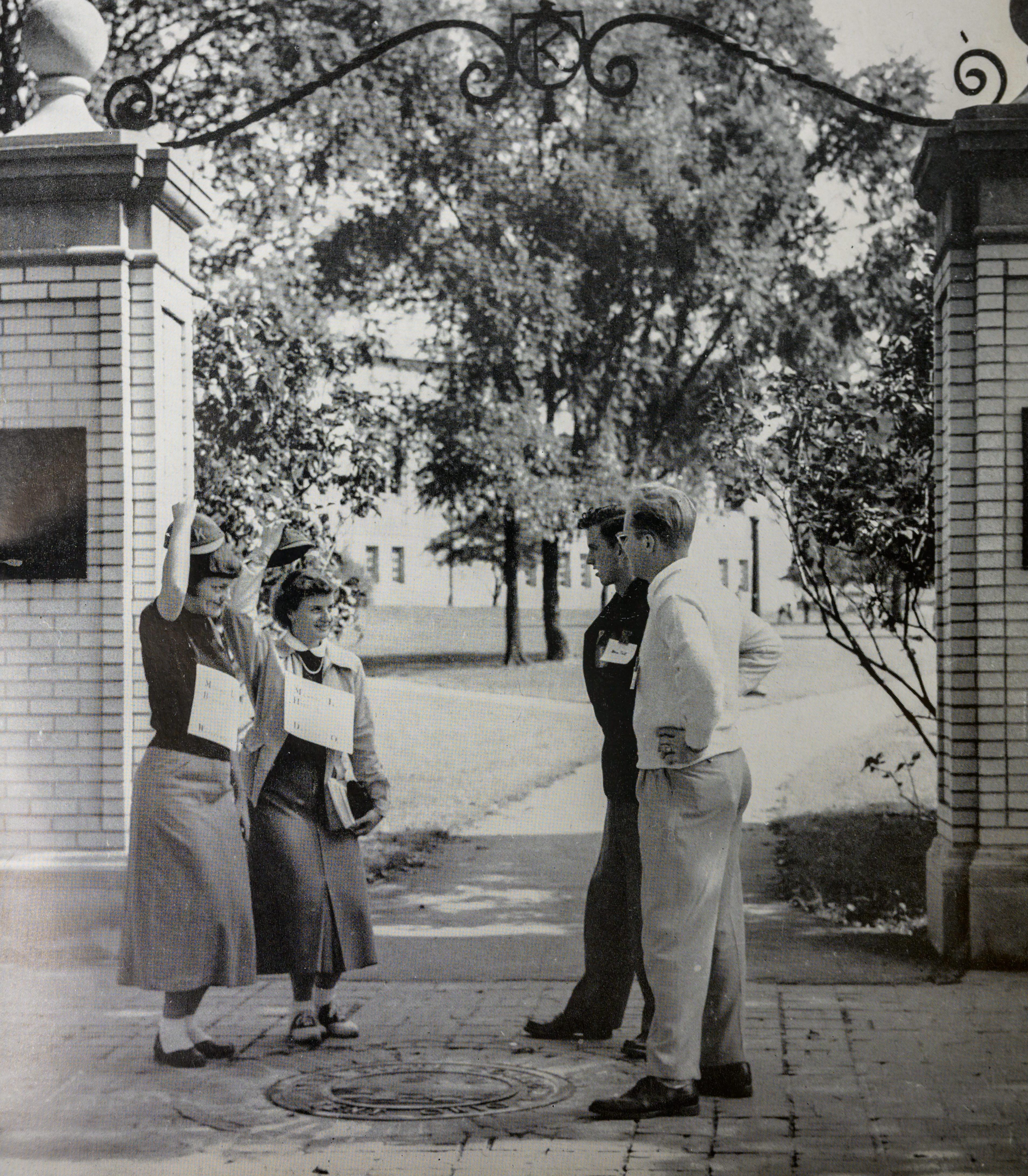Freshman dink for upperclassmen in 1951