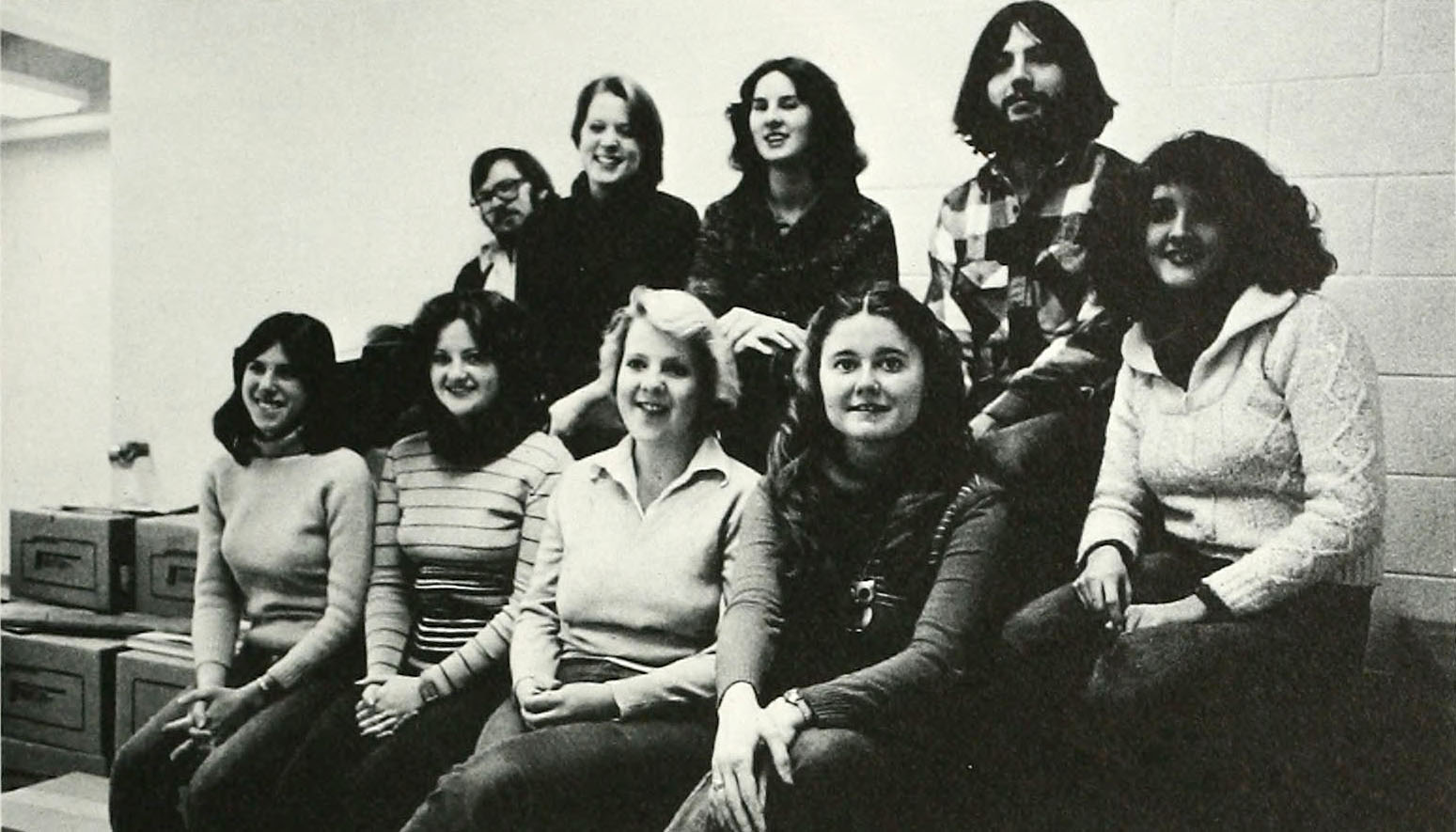 Connie Schultz with a club in 1978