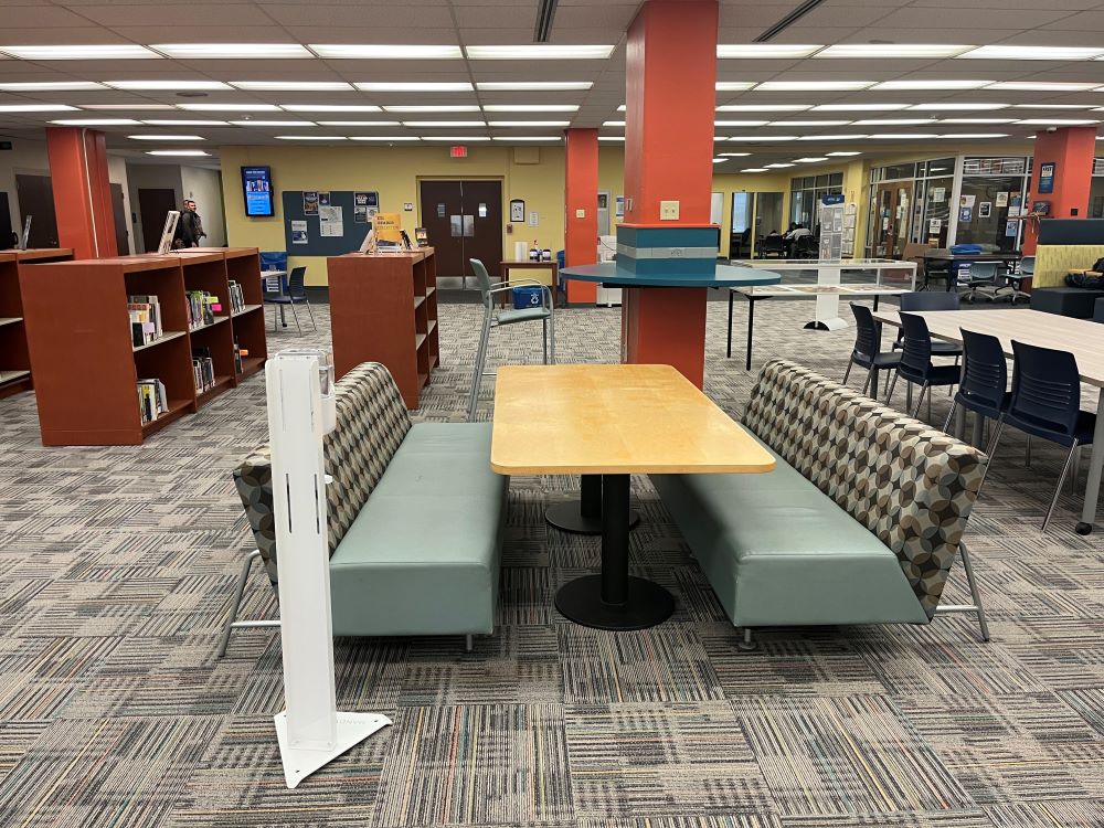 Study Area in the 4th Floor of the Library