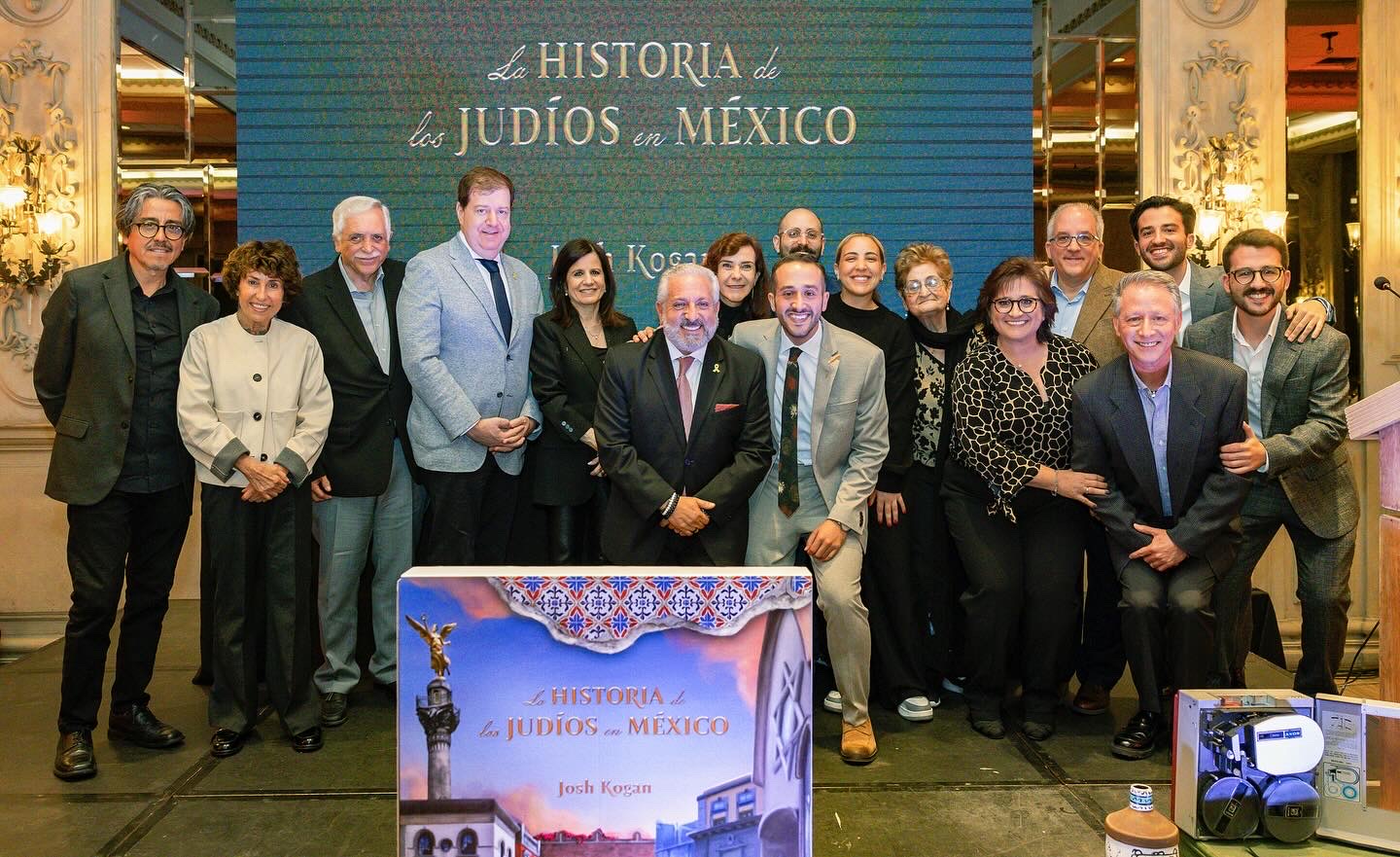 Kogan and others at the book launch 