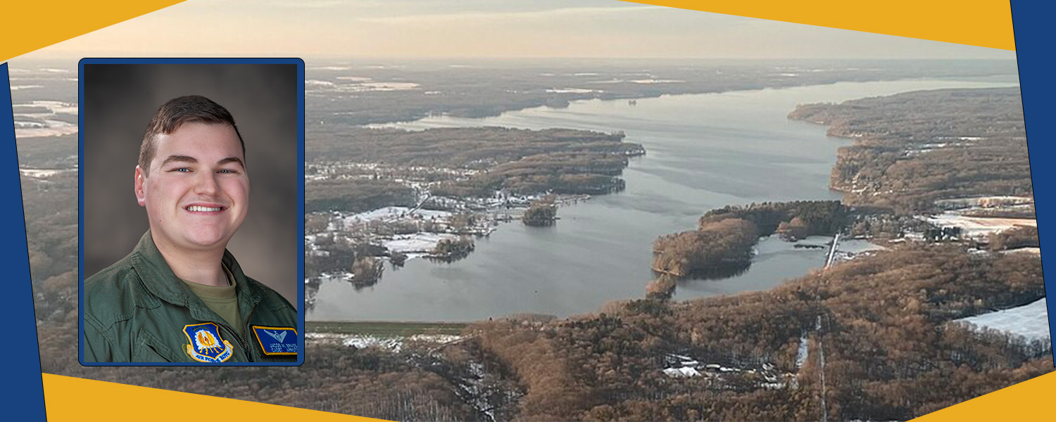 Cadet 1st Lt Jacob Brass and Pymatuning Lake
