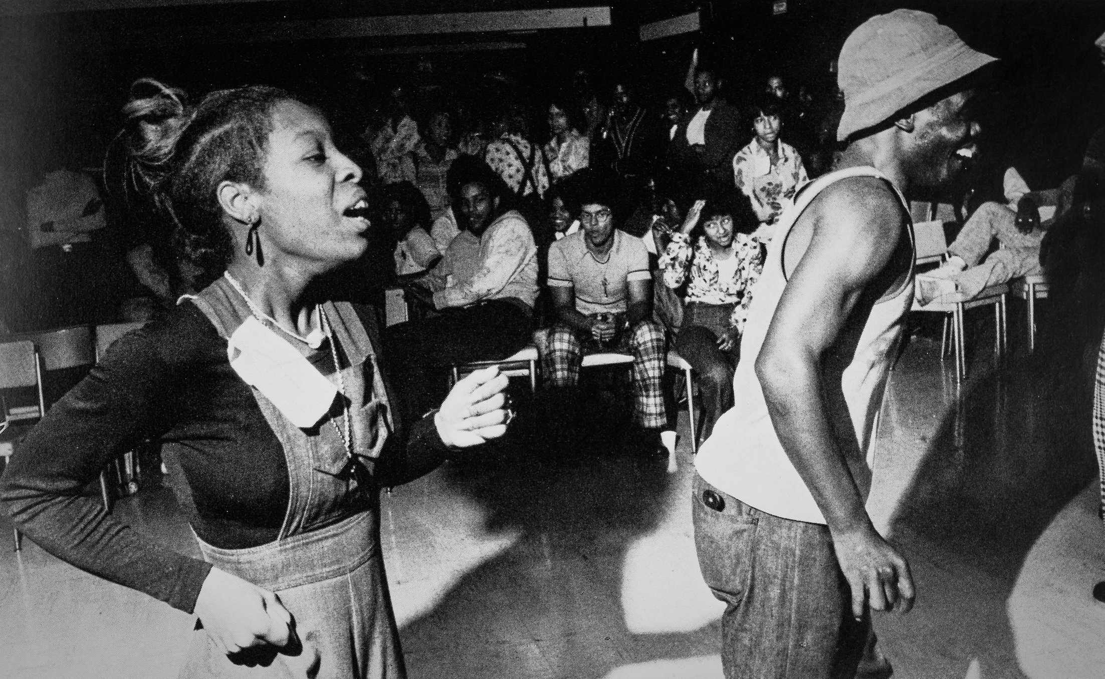 People dancing in 1976 