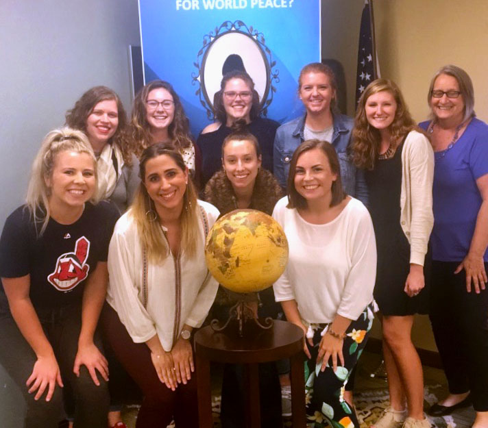 Kent State COST students with Dr. Lash