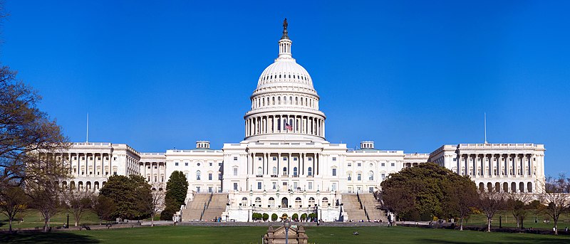 The U.S. Capitol building. The U.S. Capitol building.