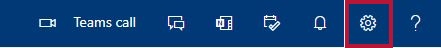 Click on the gear icon on the top right of the page