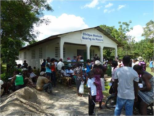 The Soaring Unlimited Haiti clinic in Pister