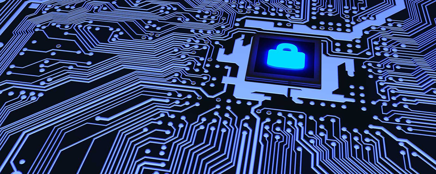 Cybersecurity modern graphic
