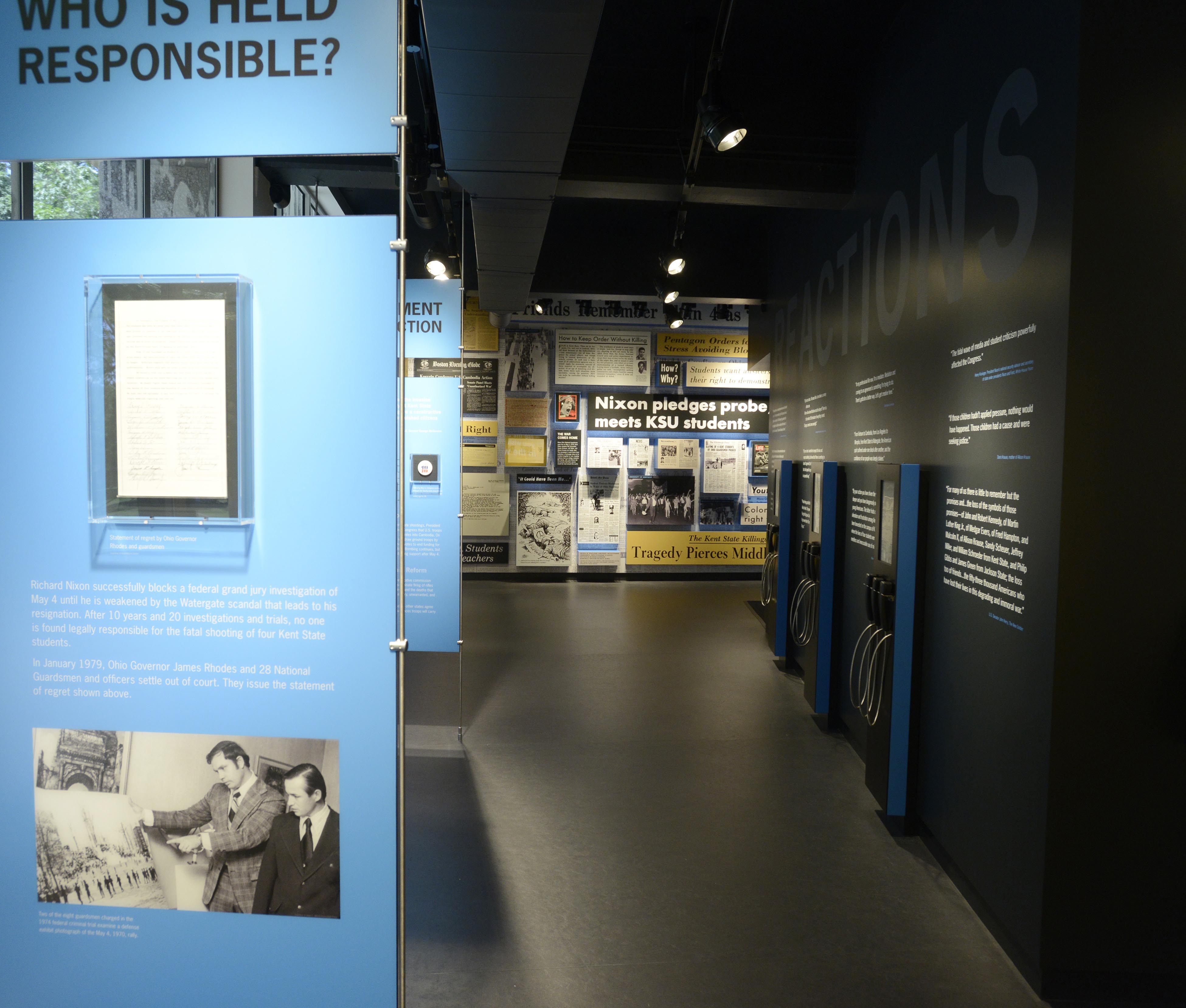 The May 4 Visitors Center opened in 2014 inside Taylor Hall on Kent State's Kent Campus