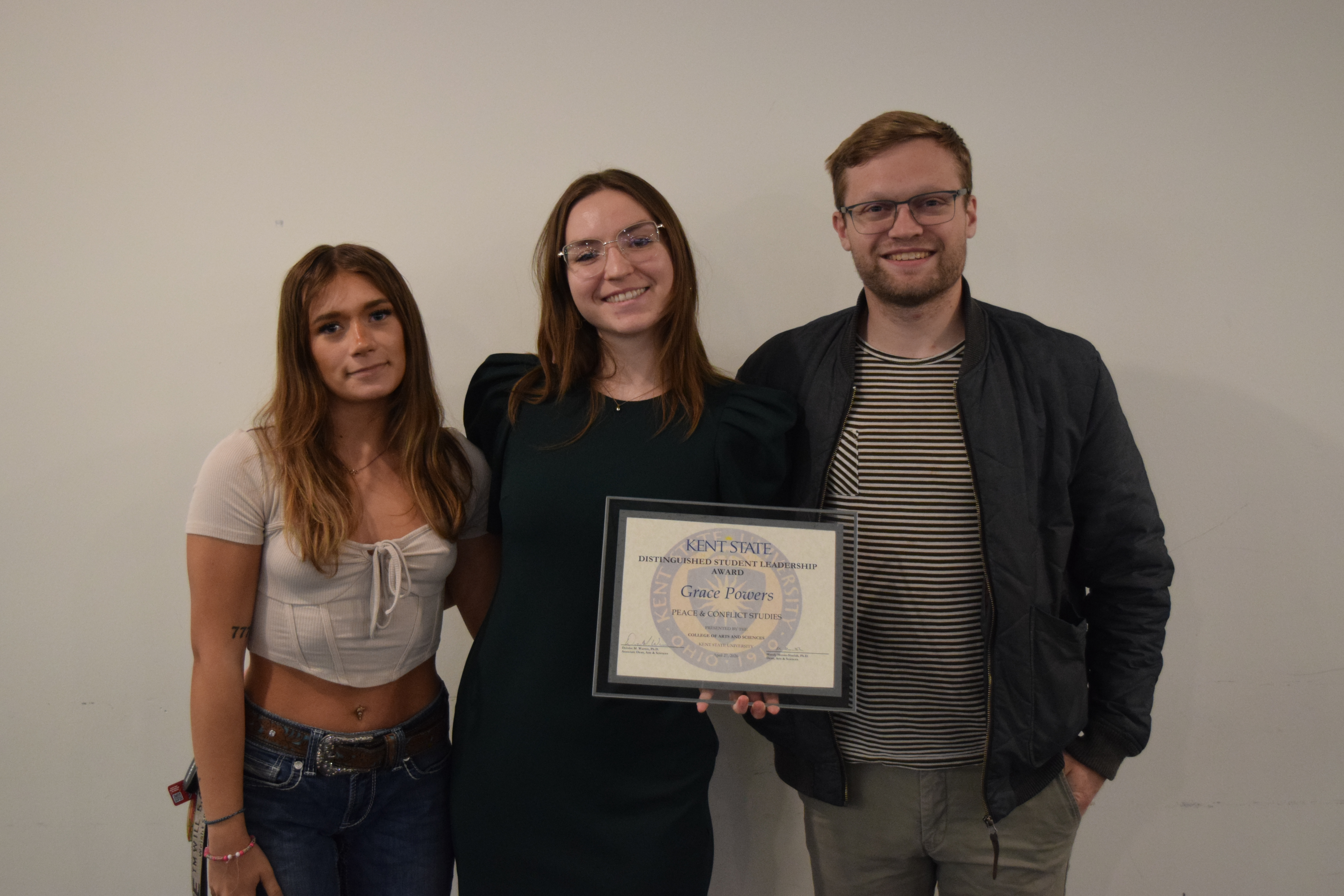 Grace Powers (center)
