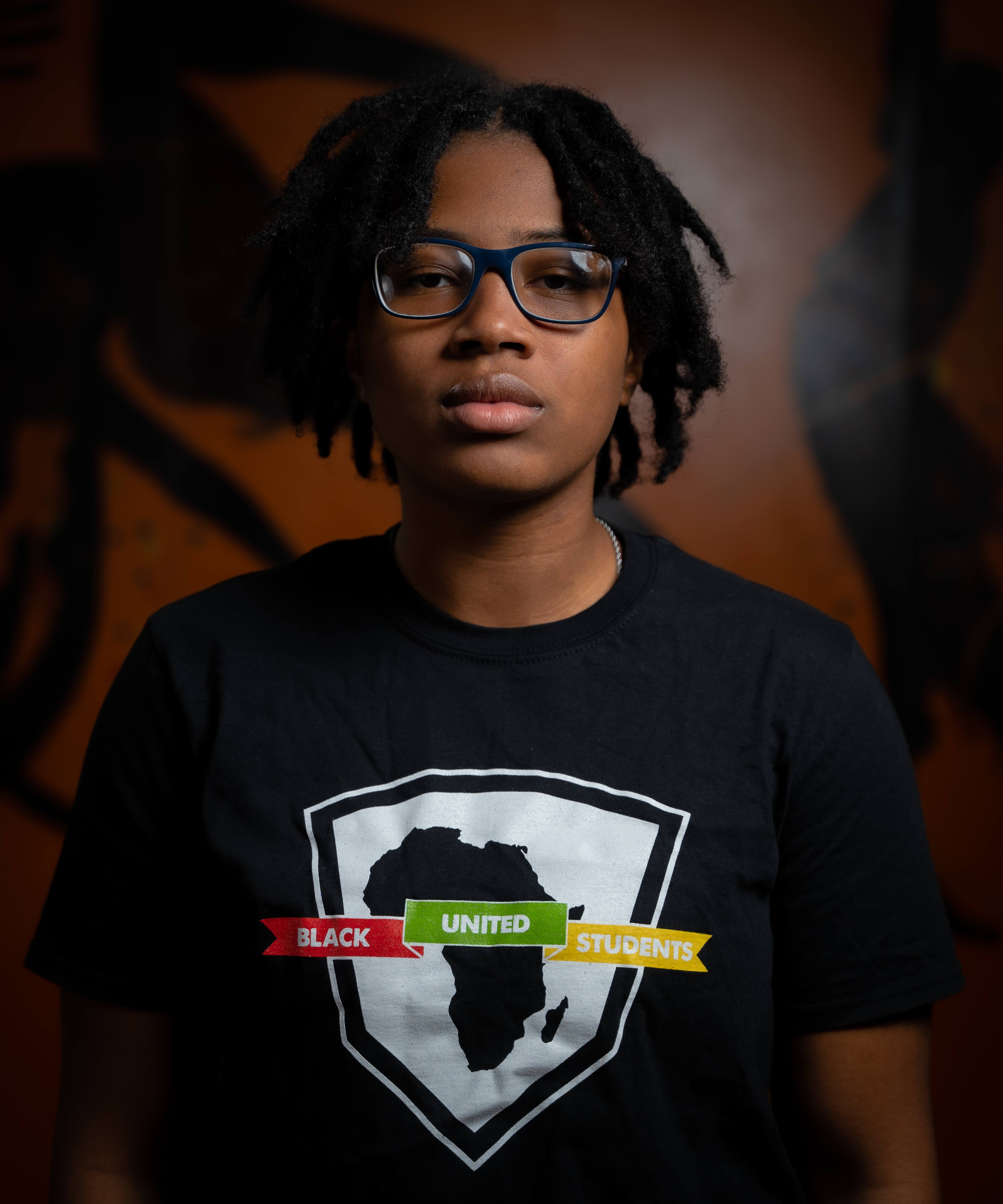 Deanna Baccus, president of Black United Students
