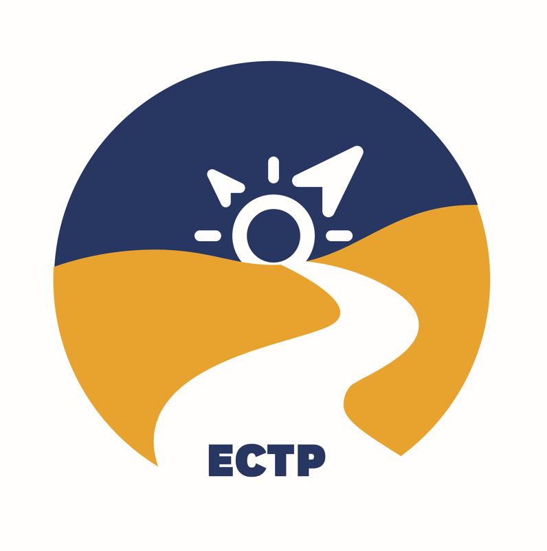 Pathway leading to sunset for Early Career Teaching Program logo