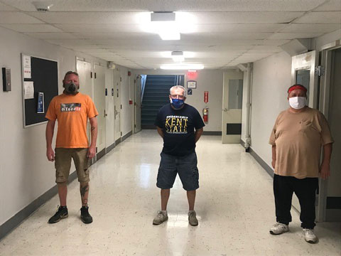 The custodial and maintenance employees from the Kent State East Liverpool Campus The custodial and maintenance employees from the Kent State East Liverpool Campus