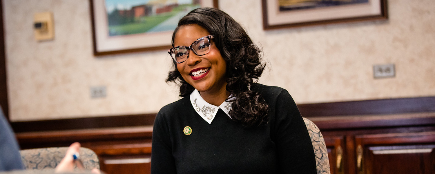 U.S. Rep. Emilia Sykes tours the Stark Campus on March 14