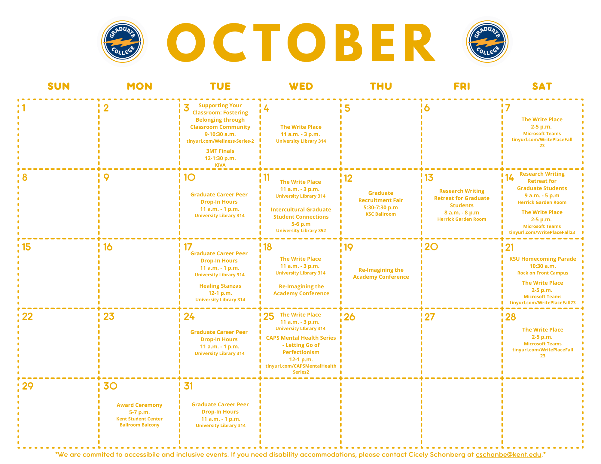 GRAD CHRONICLE - OCTOBER 5, 2023 | Kent State University