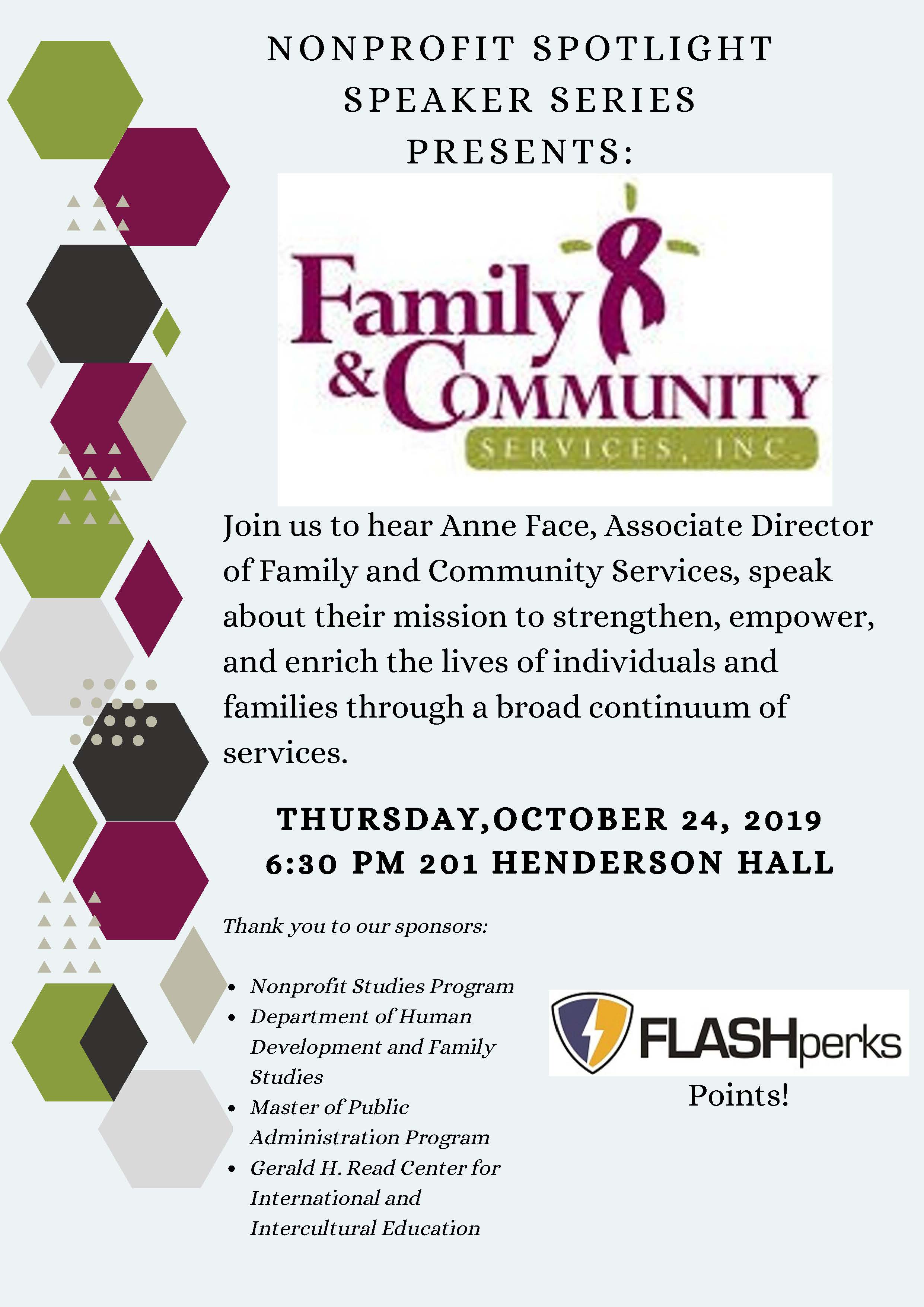 Nonprofit Spotlight Series Flyer