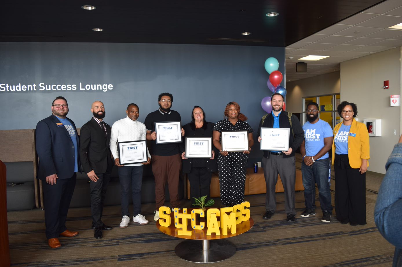 "I Am First" first-generation award recipients.