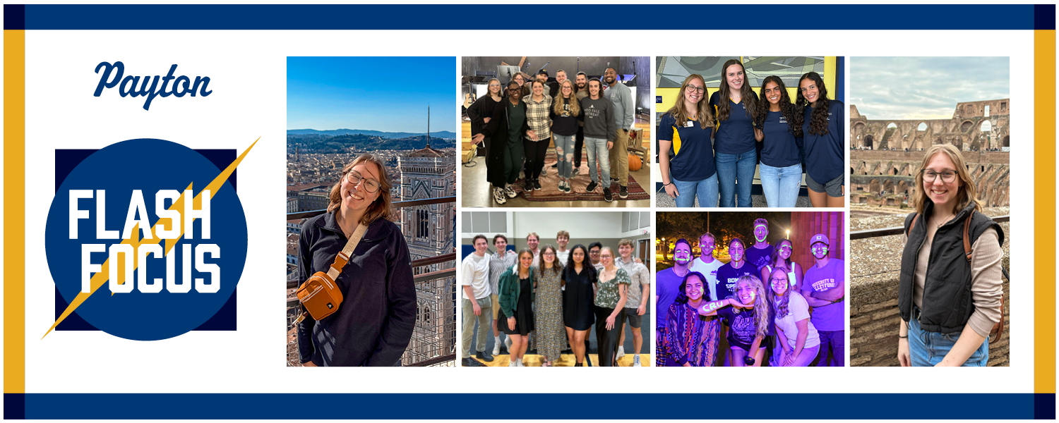 Flash Focus Payton Schramski banner