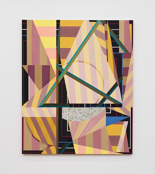 Gianna Commito, Stroup, 2016, casein and marble dust ground on panel, 36 x 30 inches