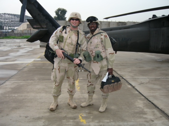 Brian Gliba (Left) and a Fellow Soldier 