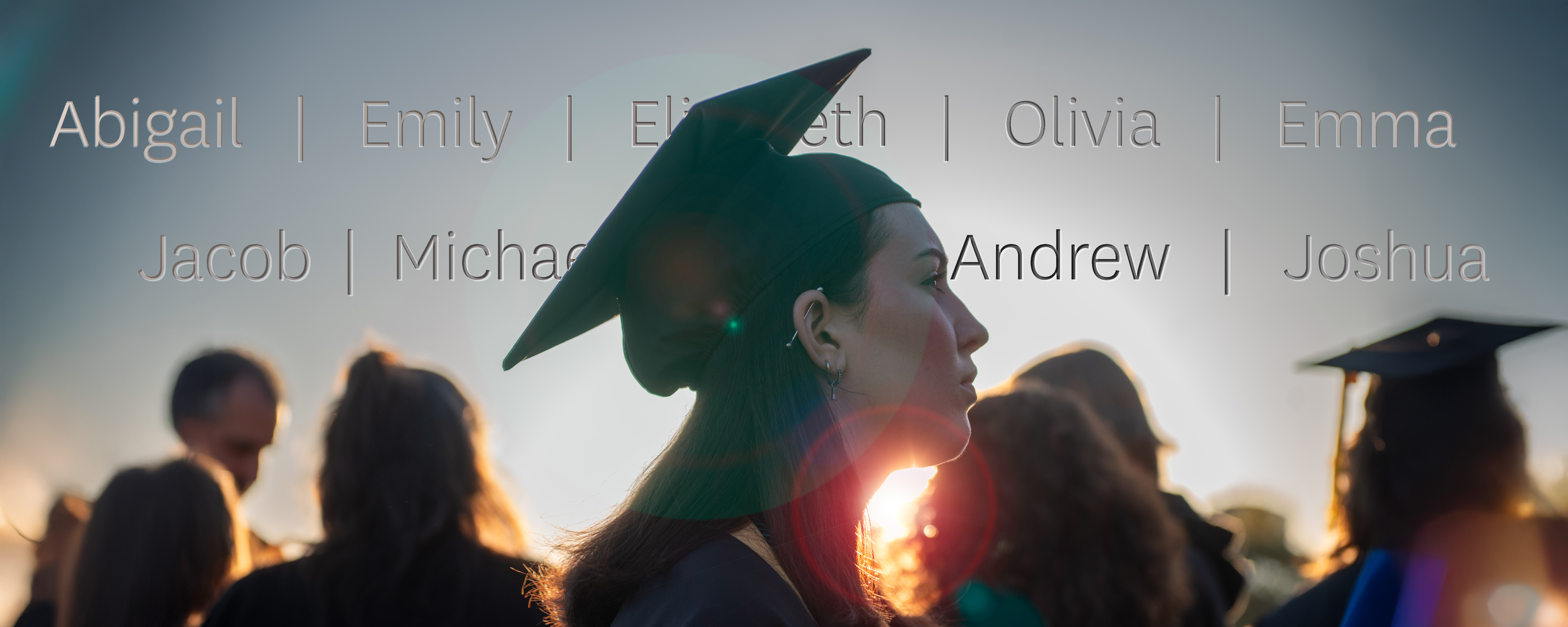 Grad Names Header