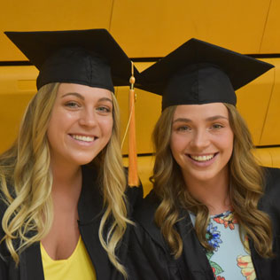 Graduates are all smiles