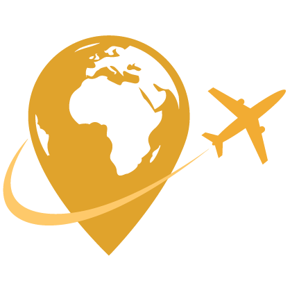 Plane Circling Globe