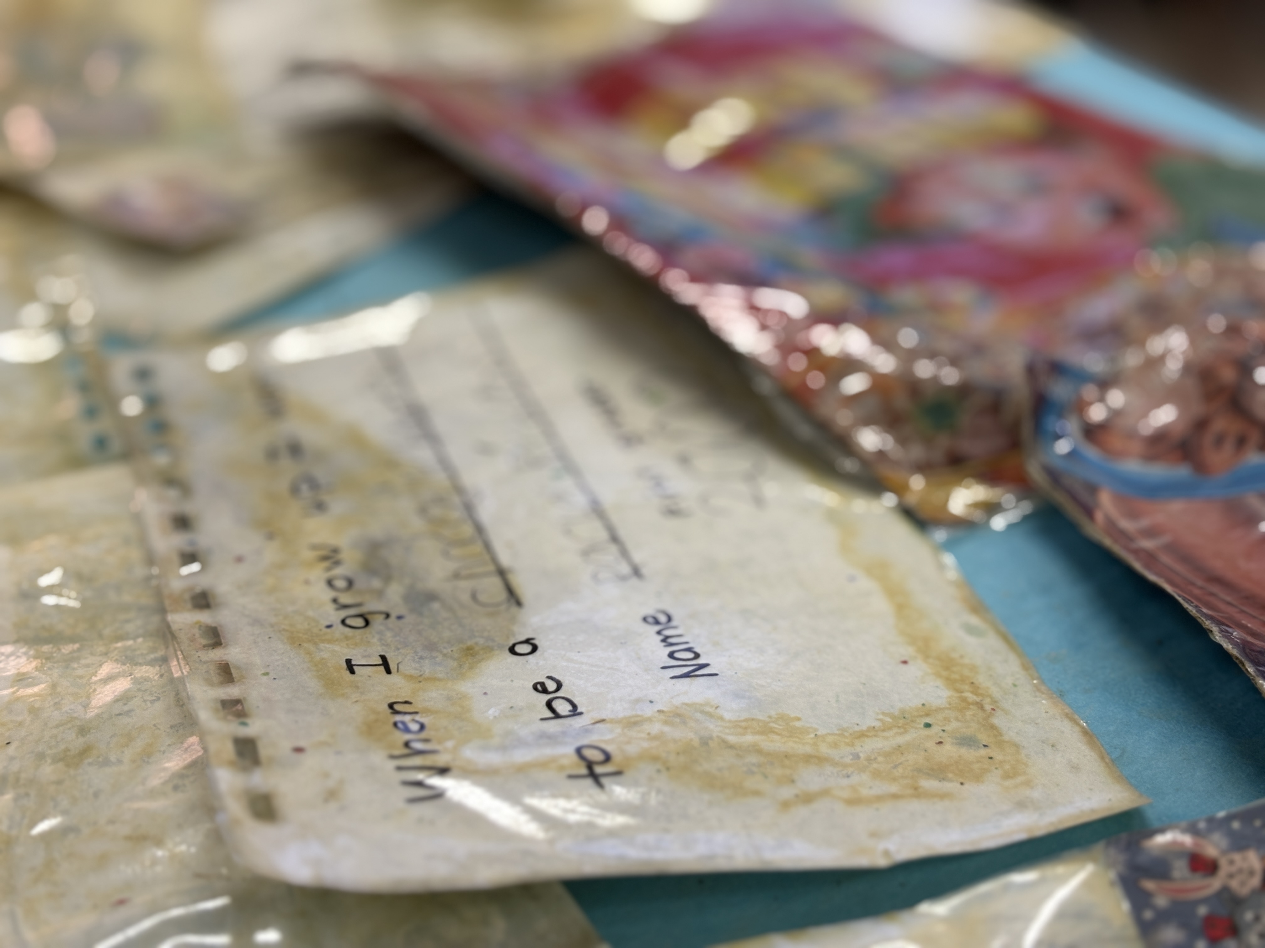 Items that were found in the time capsule
