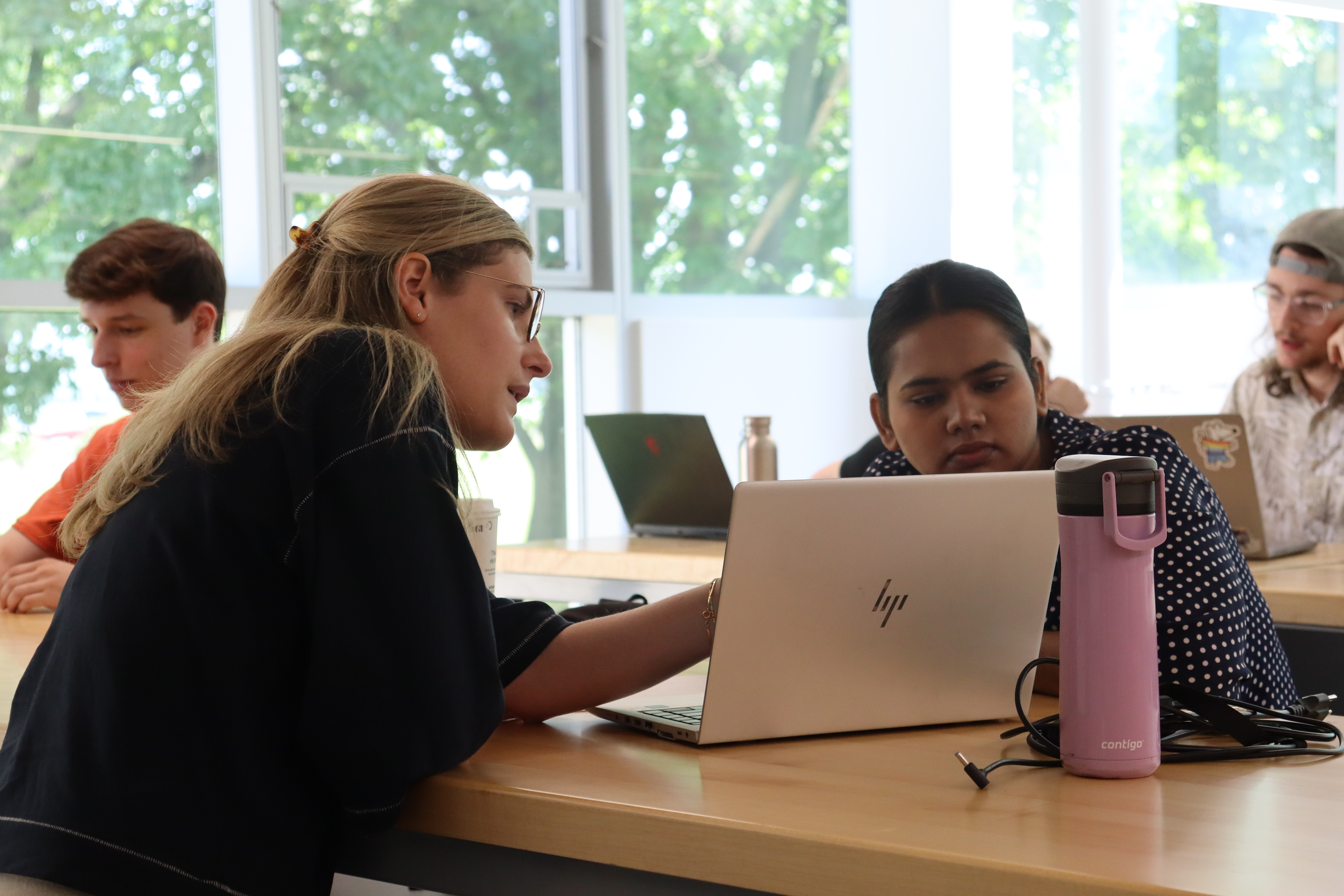 IdeaBase working with student entrepreneur