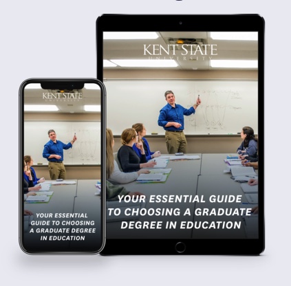 Guide to Graduate Degree on tablet and mobile