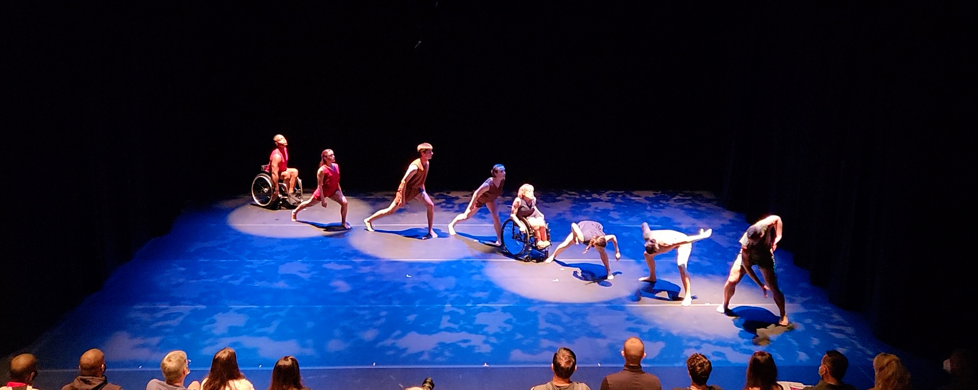 Angelina DiFranco and the Dancing Wheels Company performing Incommunicado at the Big Umbrella Festival at Lincoln Center