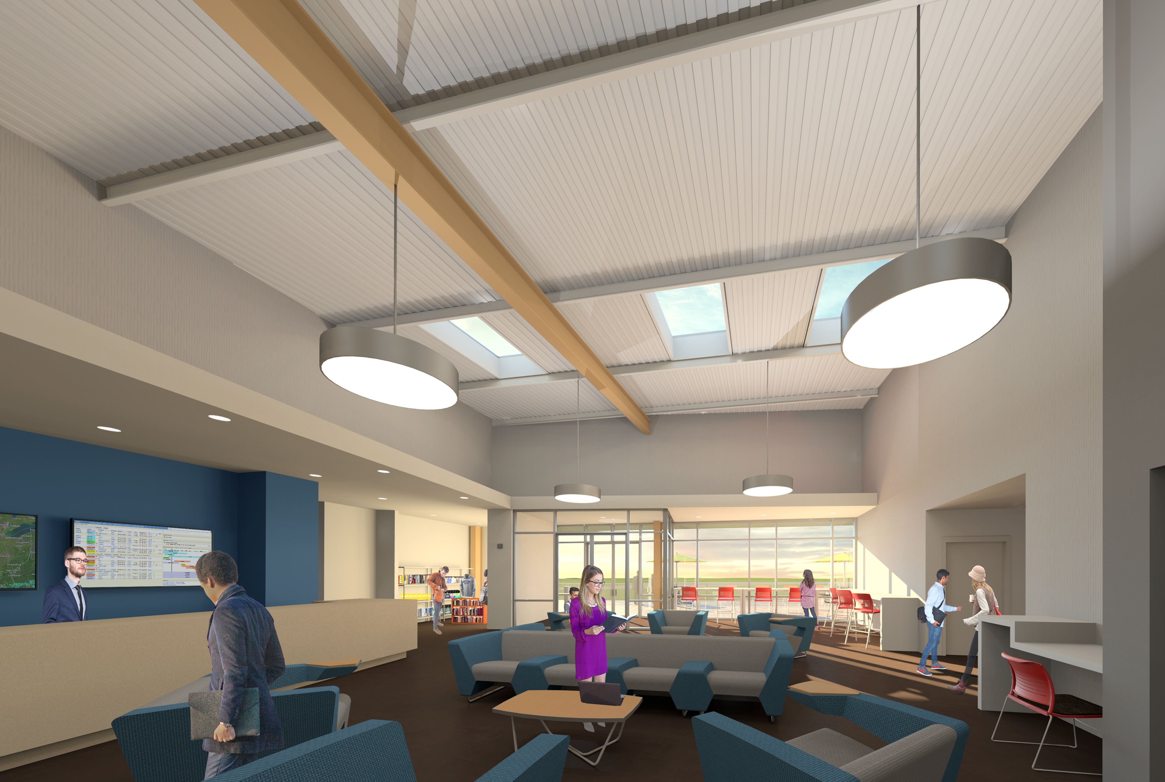 interior perspective of the building