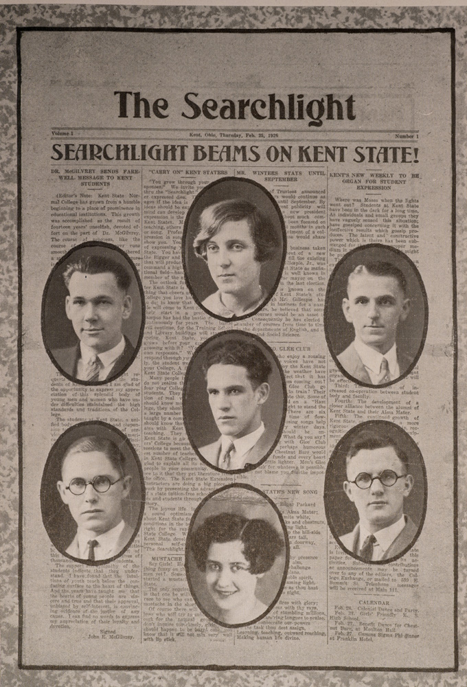 The Searchlight focus on people in 1926