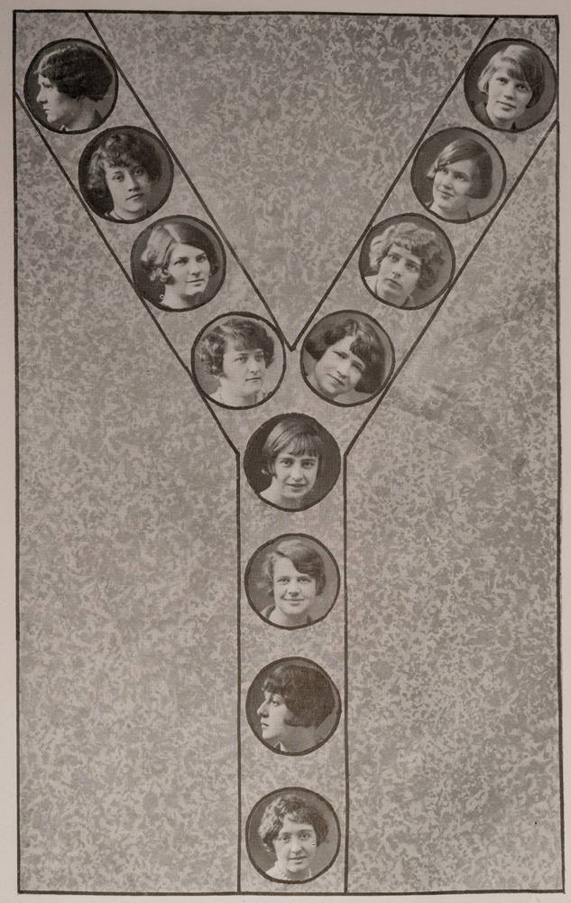 Sorority members in 1926