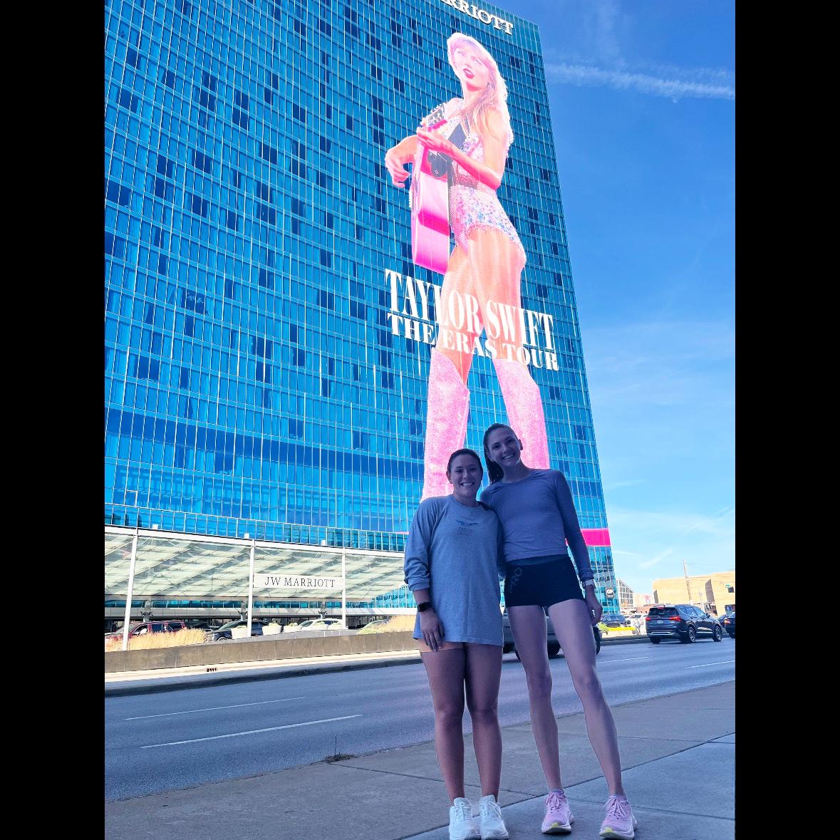 Madison Mandelke and friend at the Eras Tour