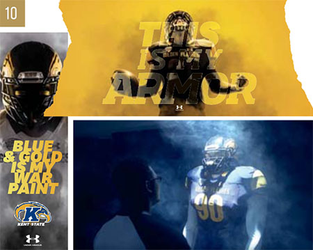 ɫapp won a gold ADDY for the Kent State Football Rebrand.