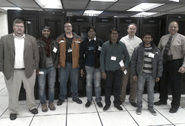 СƬƵ hosted engineers from Bangladesh during a training session for the Bangladesh Research Education Network.