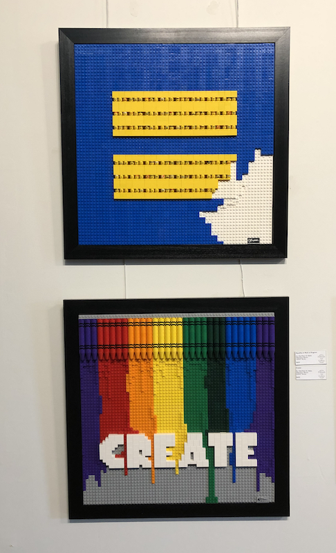 “Equality: Work in Progress” and “Create” by Abbie and EJ Bocan.