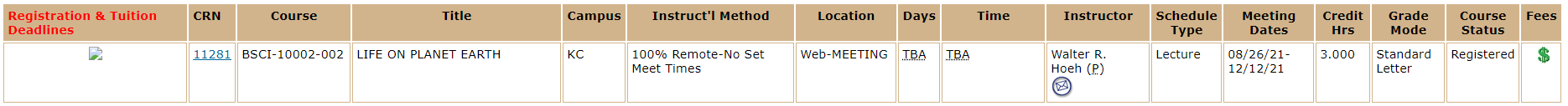 100% Remote-No Set Meet Times sample