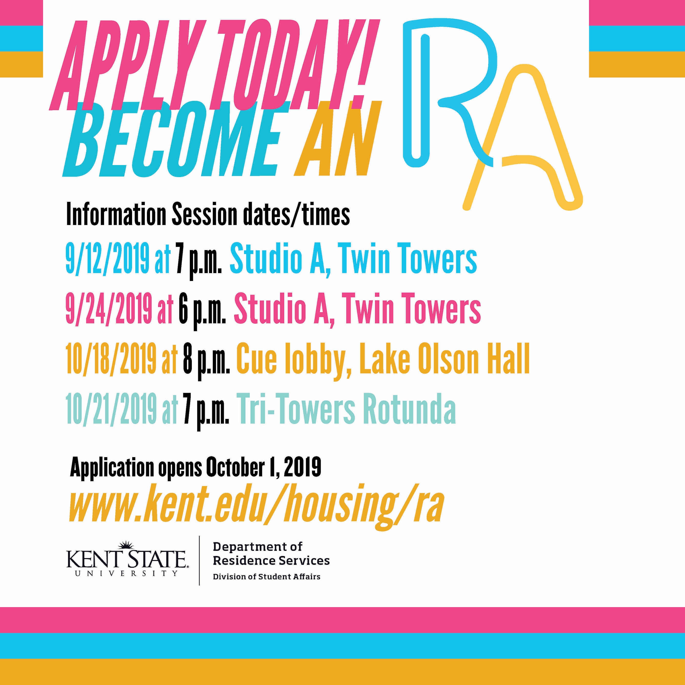 RA Application Flyer