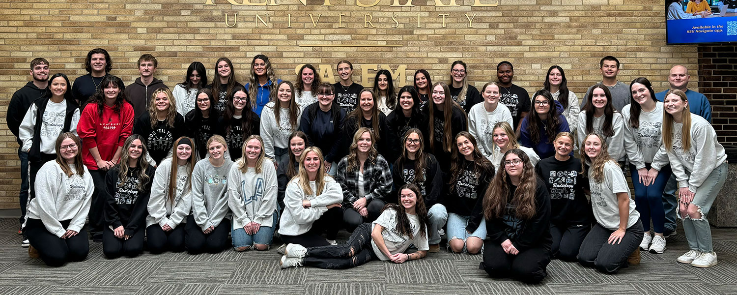 First and second year rad tech students from the 51Թ Salem Campus during National Radiologic Technology Week.